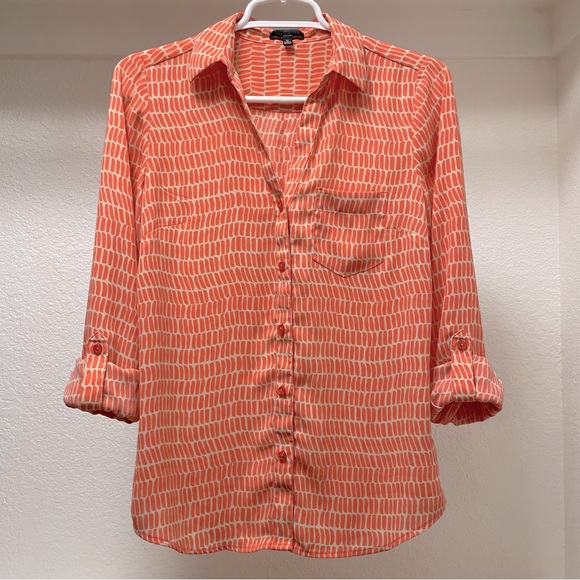 🆕The Limited Ashton button up, roll sleeve Autumn Shirt Sz XS - Picture 3 of 10